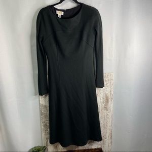 Talbots Black Long Sleeve Knit Dress Size 6